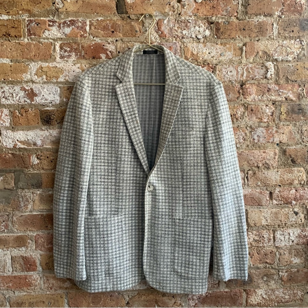 Vince Camuto - Plaid Sweater Blazer